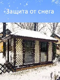 Мягкое окно 120x120 см, для веранды, беседки